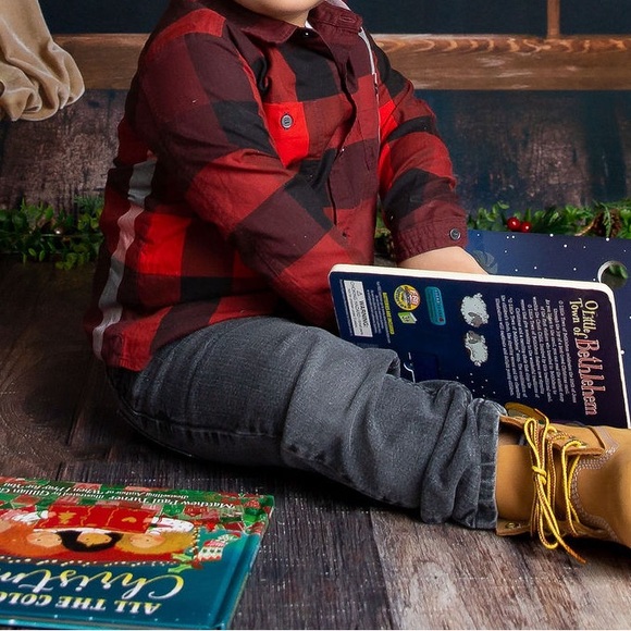 Burberry Toddler Boy Plaid Dress Shirt (Red) - Picture 2 of 5